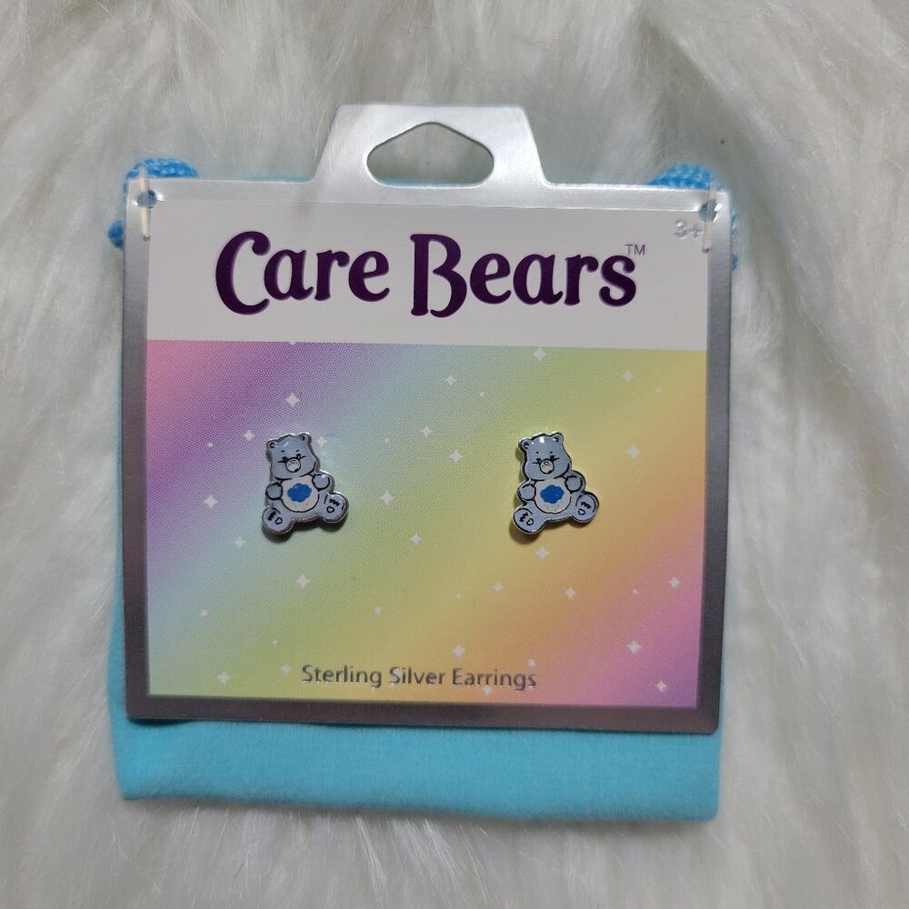 Care Bears Sterling Silver Stud Earrings